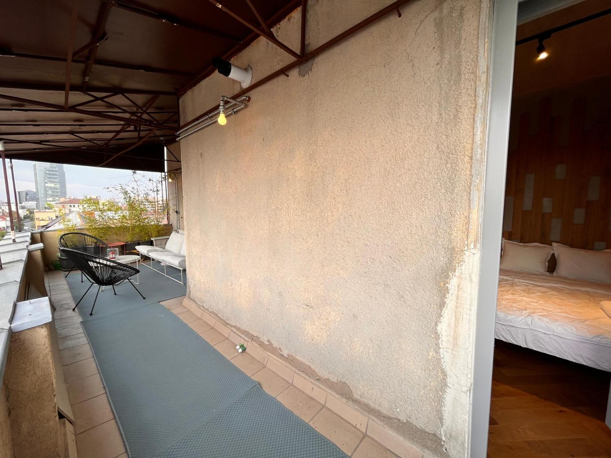 Terrace View Downtown Studio Bucureşti Eksteriør bilde
